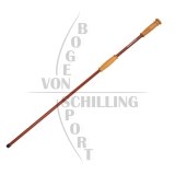 ALEXBOW Blasrohr Merlin Holz 122cm / ID 16mm, Farbe: rot