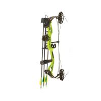 PSE Compound Packet Mini Burner, RH, 16"-26 1/2", 40 lbs, Lime Green