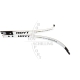 HOYT Wurfarme Formula Carbon Integra, 70"-28 lbs All-White Matt