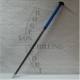 FRANKEN Blasrohr Kal. 16 mm, 1 m, Farbe: carbon / blau