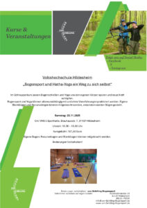 Bogenkurse Flyer Hatha Yoga