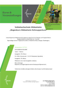 Flyer Schnupper Bogenstunde VHS 20260202